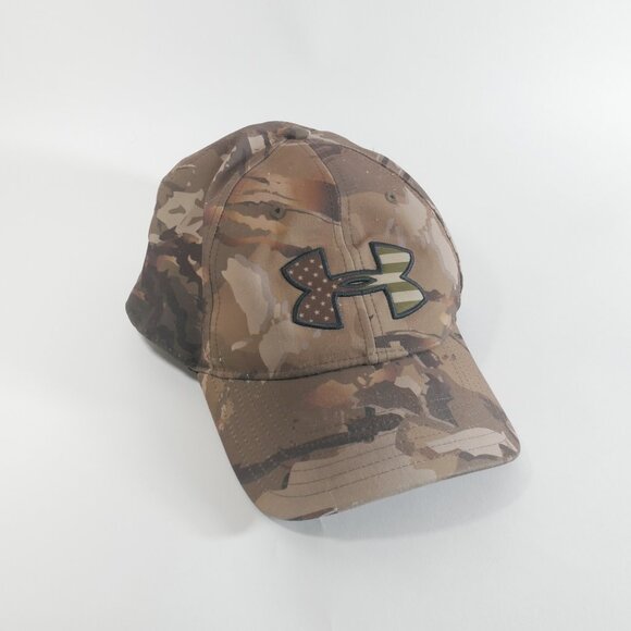 Under Armour Camo Baseball Cap Hat SnapBack - Picture 1 of 2